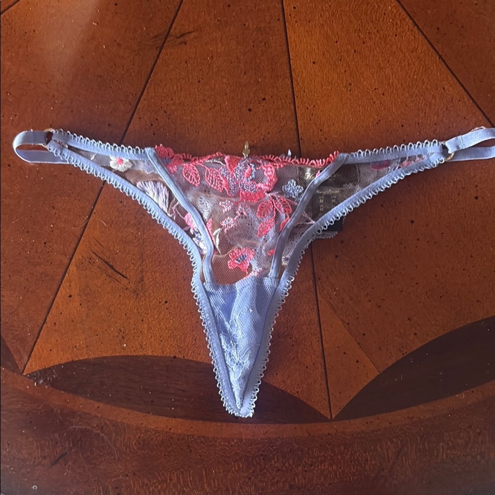 Floral Lace Thong